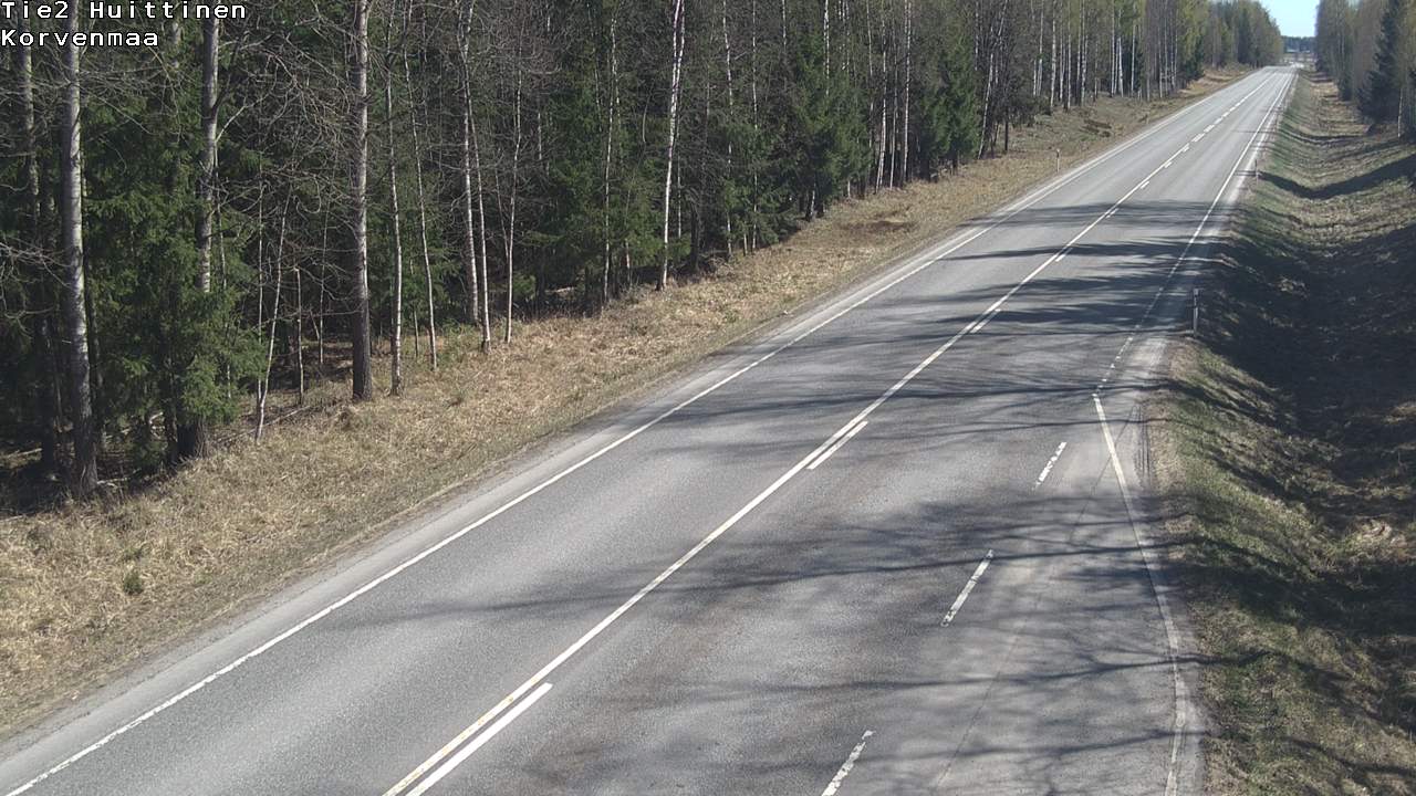 Weather Camera Image Road 2 Huittinen, Korvenmaa, Huittinen, Satakunta