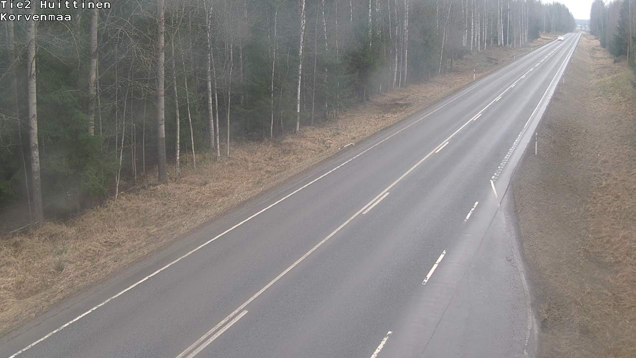 Weather Camera Image Road 2 Huittinen, Korvenmaa, Huittinen, Satakunta