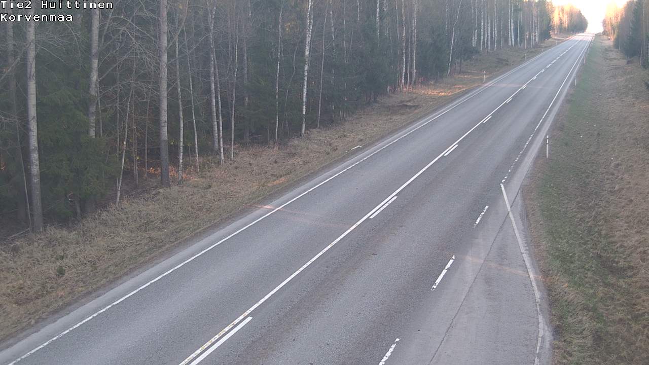 Weather Camera Image Road 2 Huittinen, Korvenmaa, Huittinen, Satakunta