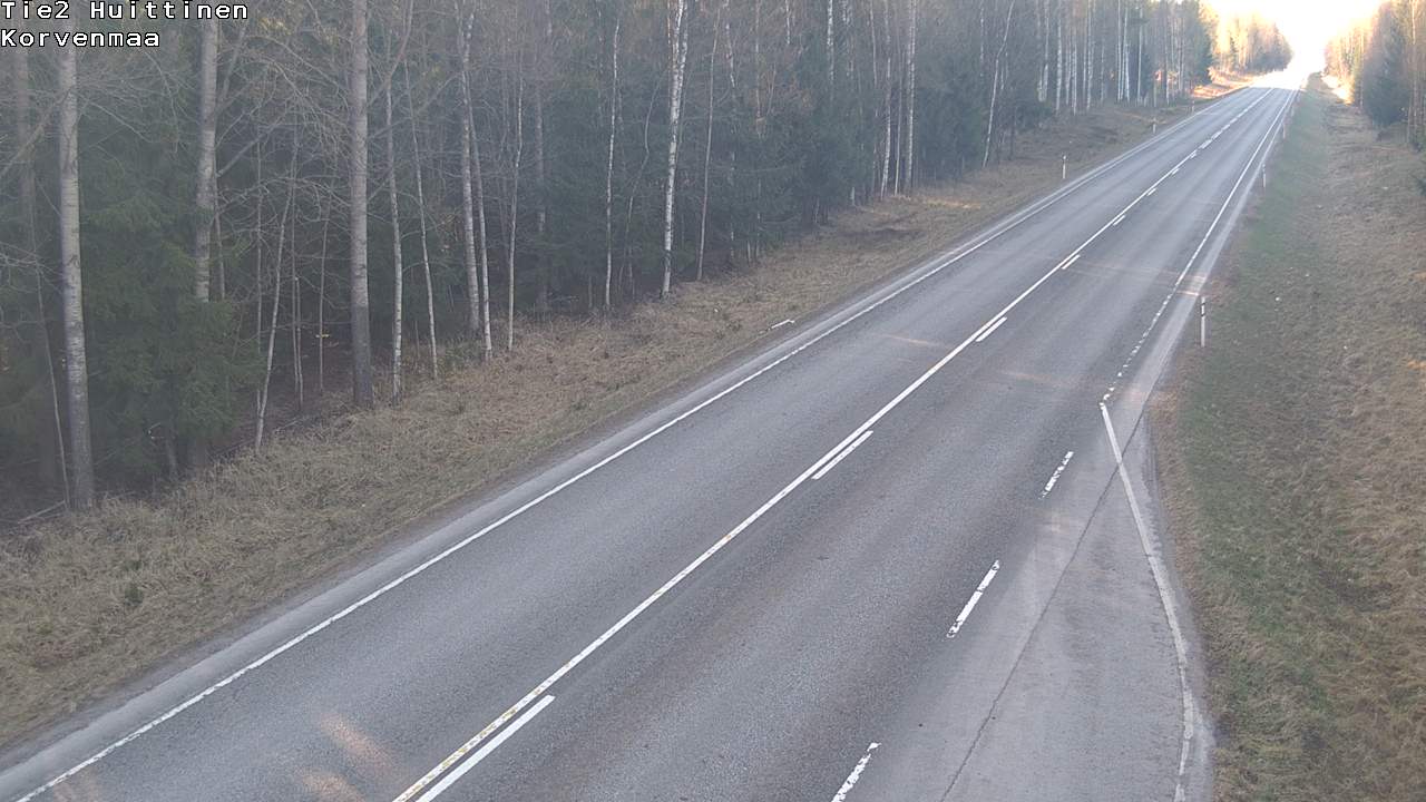 Weather Camera Image Road 2 Huittinen, Korvenmaa, Huittinen, Satakunta
