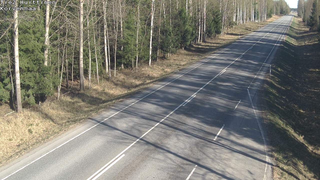 Weather Camera Image Road 2 Huittinen, Korvenmaa, Huittinen, Satakunta