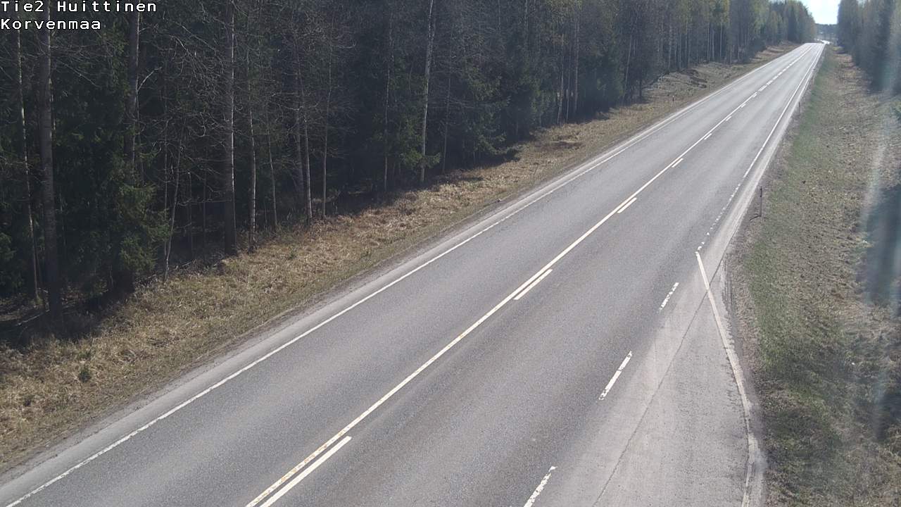 Weather Camera Image Road 2 Huittinen, Korvenmaa, Huittinen, Satakunta