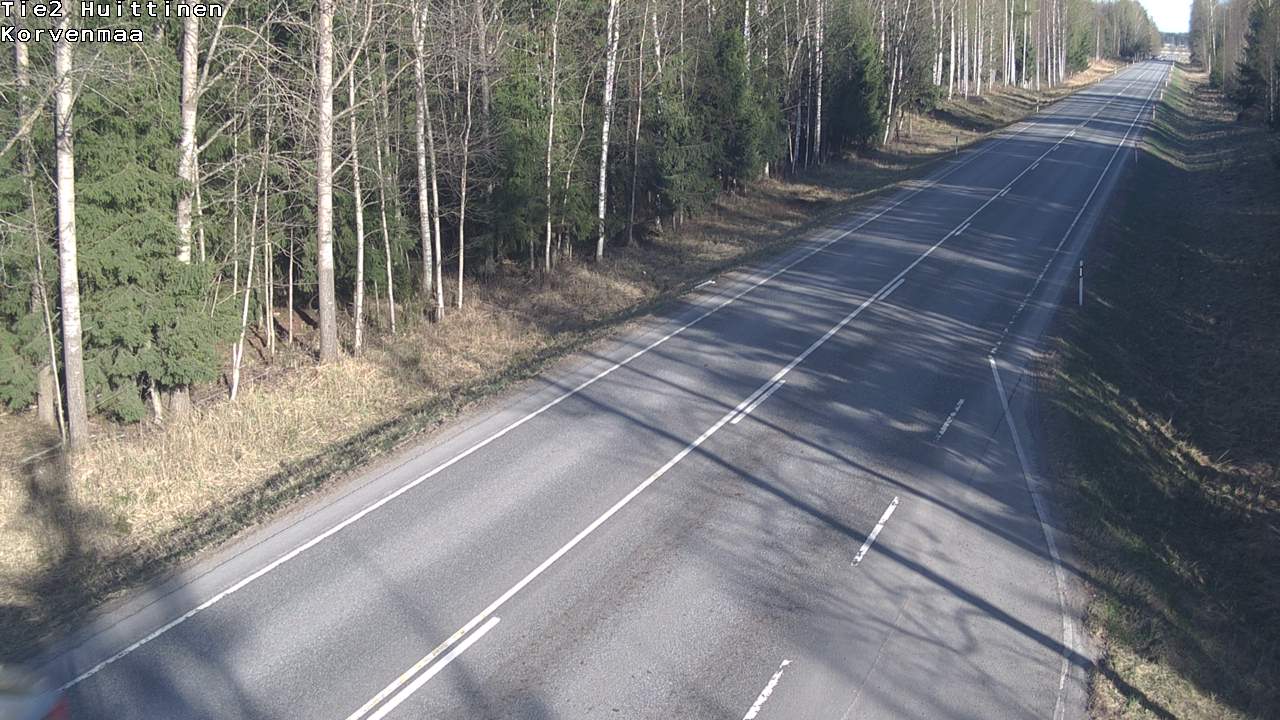 Weather Camera Image Road 2 Huittinen, Korvenmaa, Huittinen, Satakunta