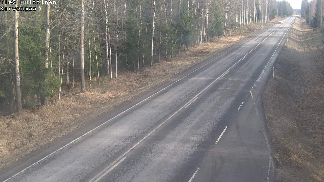 Weather Camera Image Road 2 Huittinen, Korvenmaa, Huittinen, Satakunta
