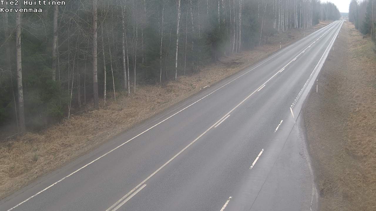 Weather Camera Image Road 2 Huittinen, Korvenmaa, Huittinen, Satakunta
