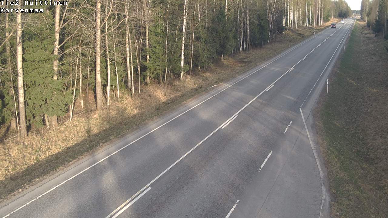 Weather Camera Image Road 2 Huittinen, Korvenmaa, Huittinen, Satakunta