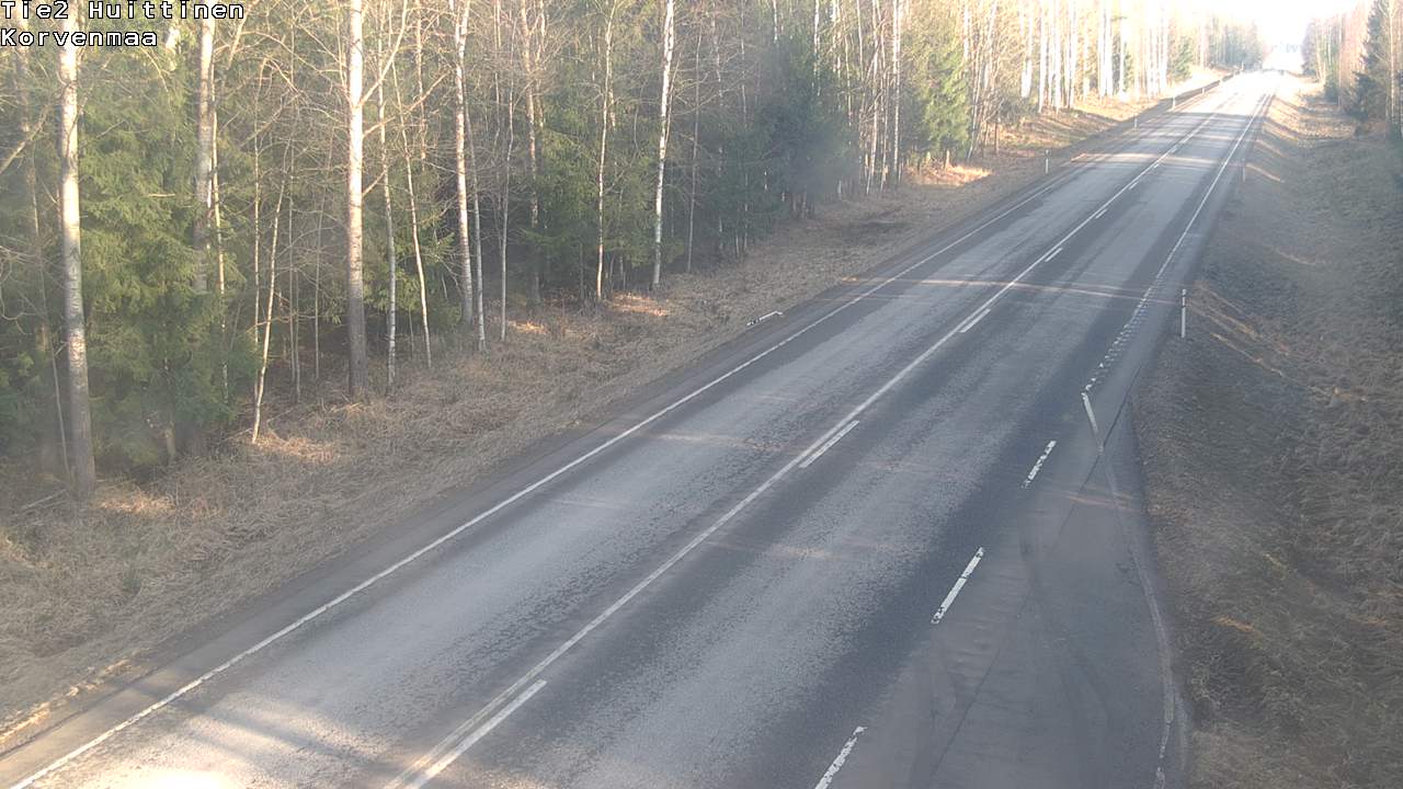 Weather Camera Image Road 2 Huittinen, Korvenmaa, Huittinen, Satakunta