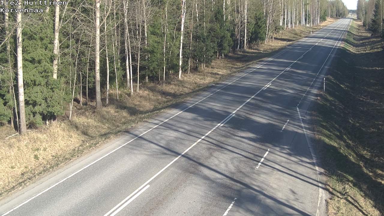 Weather Camera Image Road 2 Huittinen, Korvenmaa, Huittinen, Satakunta