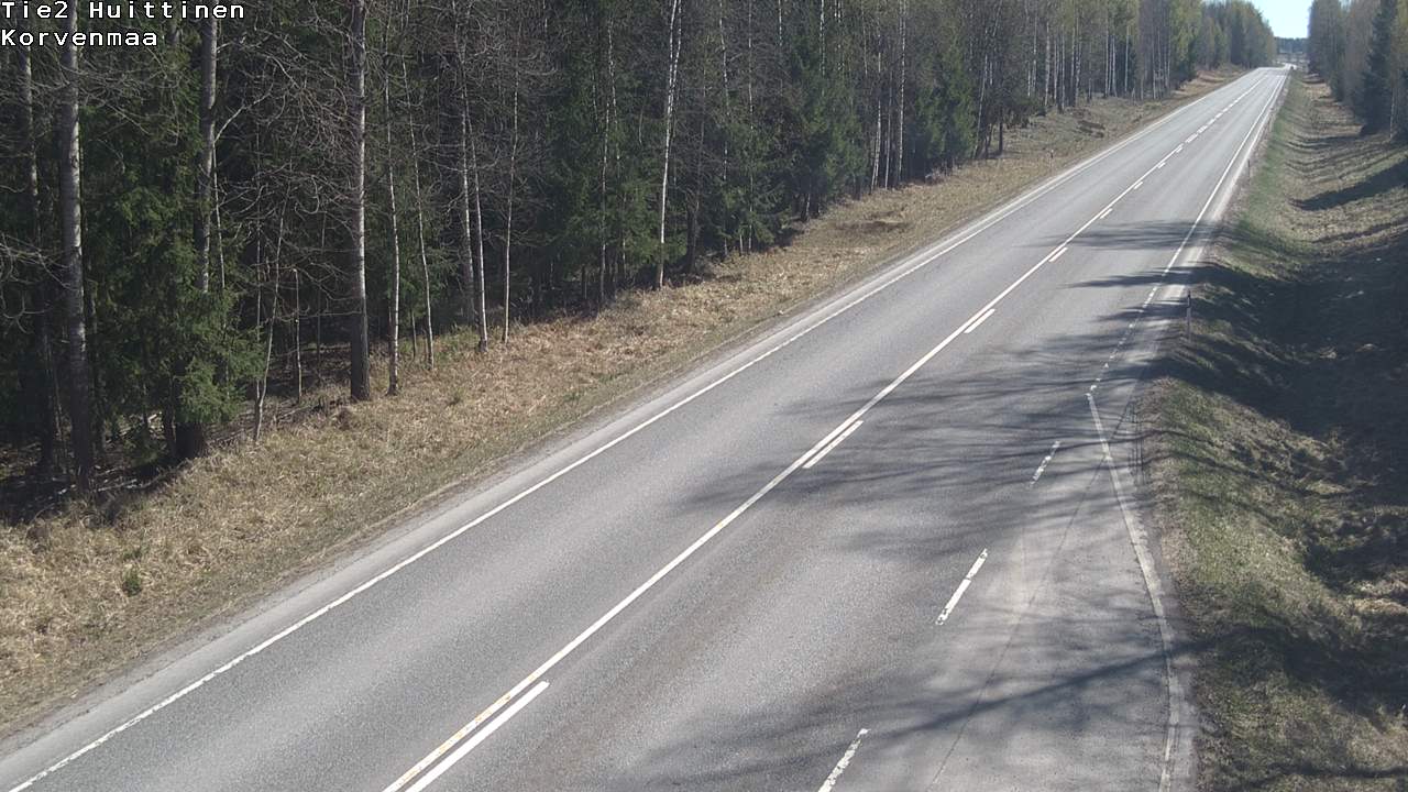 Weather Camera Image Road 2 Huittinen, Korvenmaa, Huittinen, Satakunta