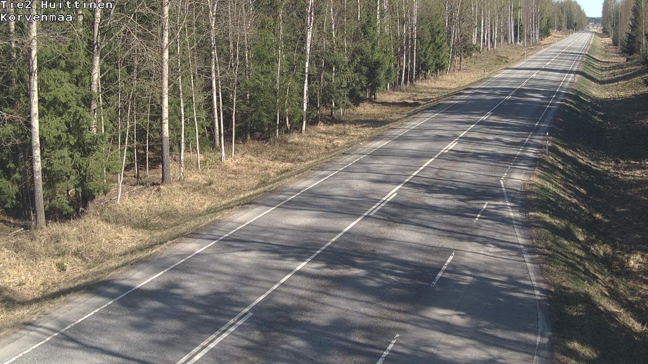 Weather Camera Image Road 2 Huittinen, Korvenmaa, Huittinen, Satakunta