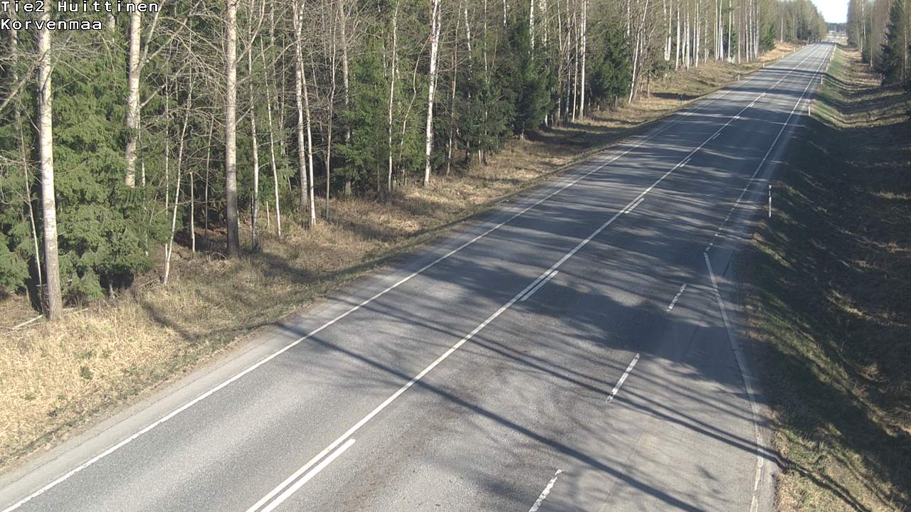 Weather Camera Image Road 2 Huittinen, Korvenmaa, Huittinen, Satakunta