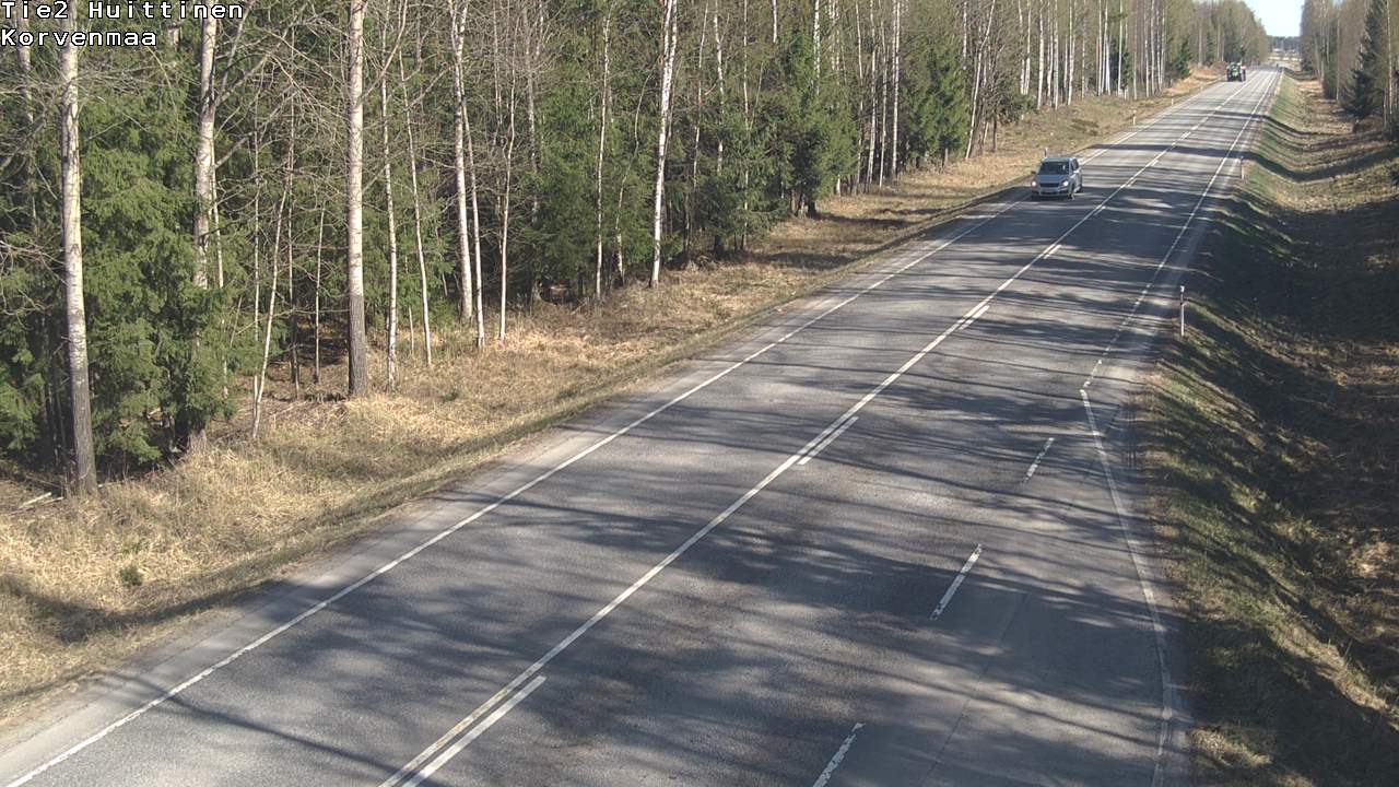 Weather Camera Image Road 2 Huittinen, Korvenmaa, Huittinen, Satakunta