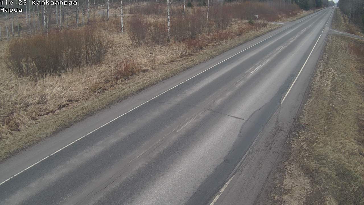 Weather Camera Image Road 23 Kankaanpää, Hapua, Kankaanpää, Satakunta