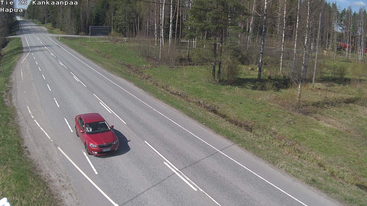 Weather Camera Image Väg 23 Kankaanpää, Hapua, Kankaanpää, Satakunta