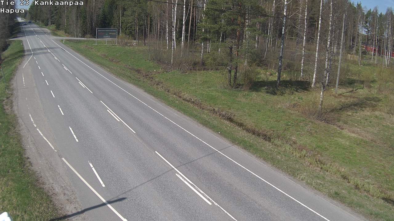 Weather Camera Image Road 23 Kankaanpää, Hapua, Kankaanpää, Satakunta
