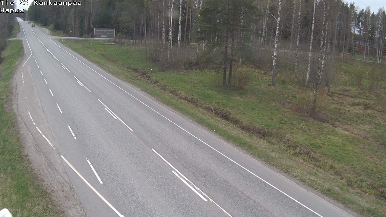 Weather Camera Image Road 23 Kankaanpää, Hapua, Kankaanpää, Satakunta