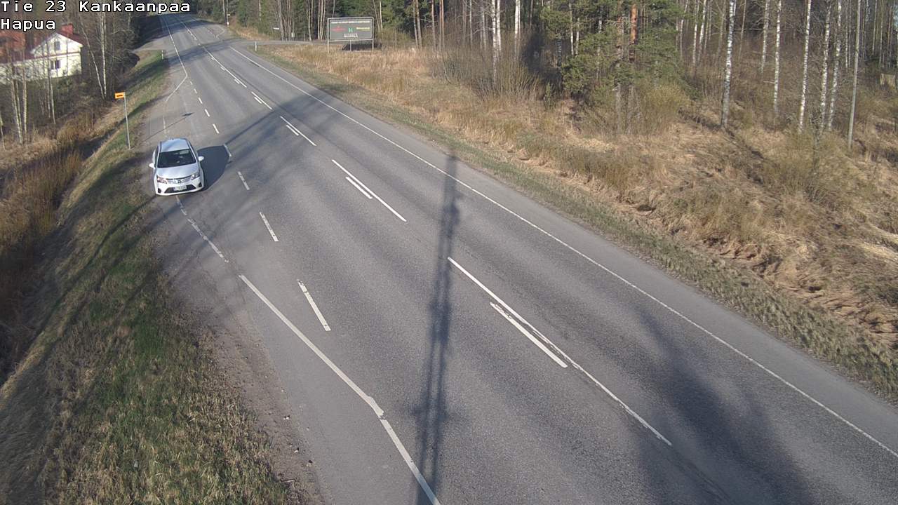 Weather Camera Image Road 23 Kankaanpää, Hapua, Kankaanpää, Satakunta