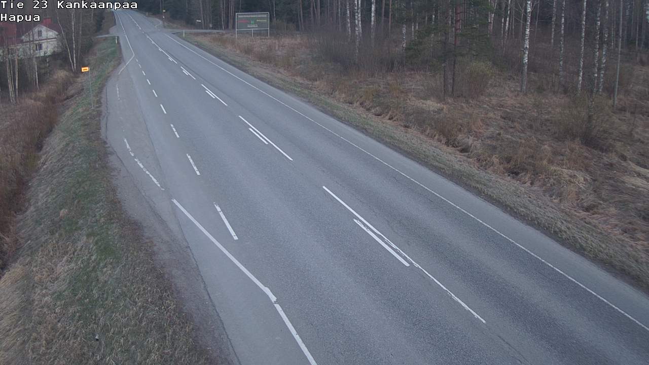 Weather Camera Image Road 23 Kankaanpää, Hapua, Kankaanpää, Satakunta