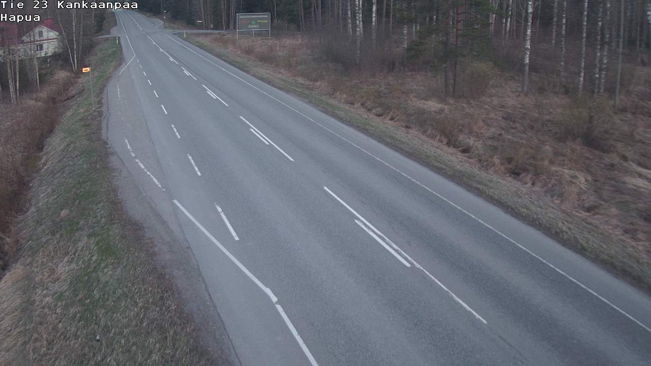 Weather Camera Image Road 23 Kankaanpää, Hapua, Kankaanpää, Satakunta