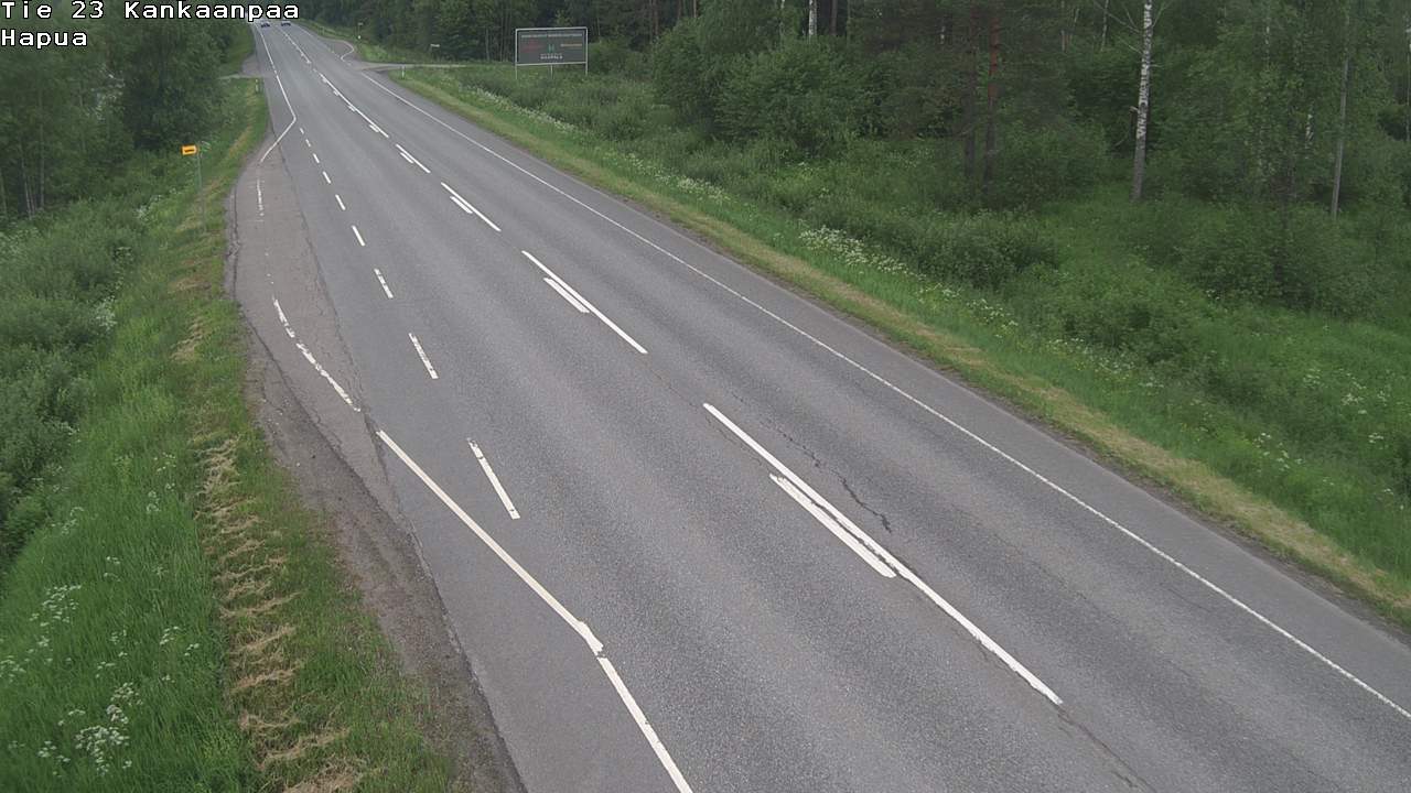 Weather Camera Image Road 23 Kankaanpää, Hapua, Kankaanpää, Satakunta