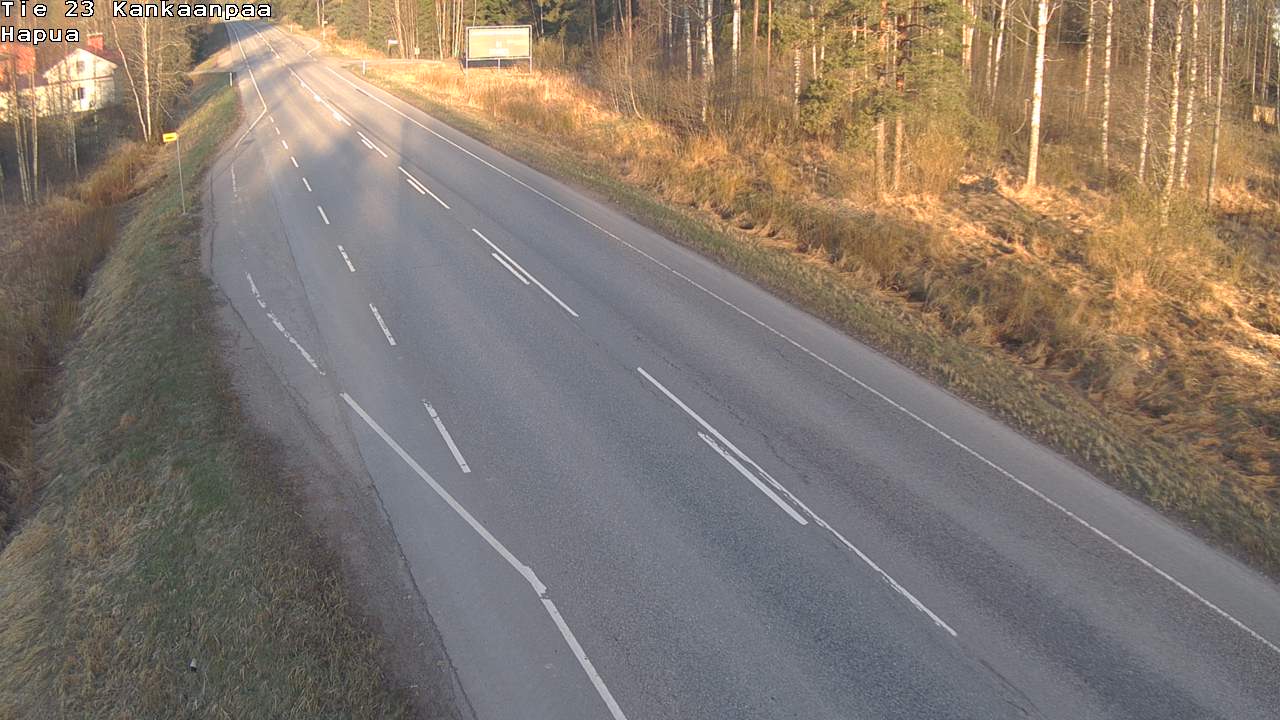 Weather Camera Image Road 23 Kankaanpää, Hapua, Kankaanpää, Satakunta