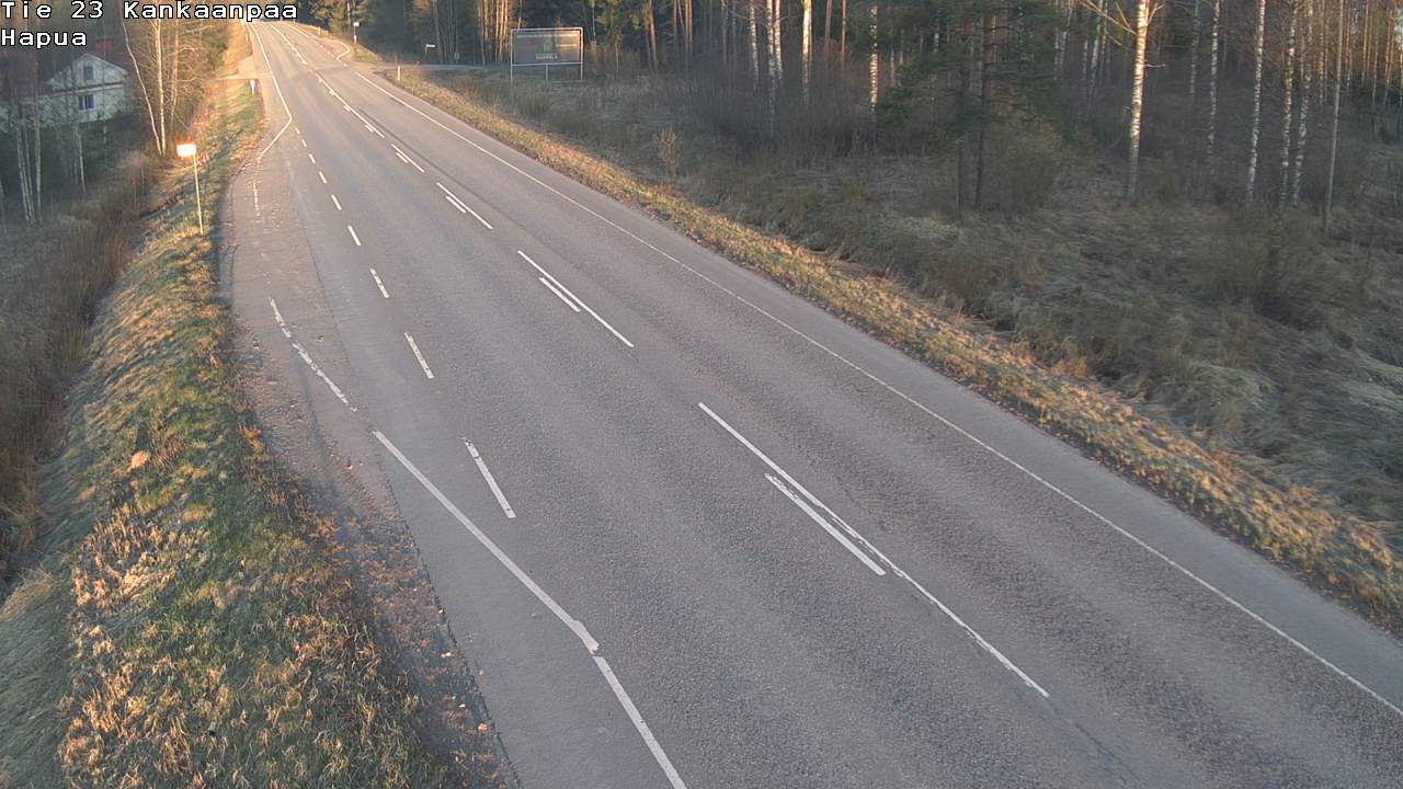 Weather Camera Image Road 23 Kankaanpää, Hapua, Kankaanpää, Satakunta