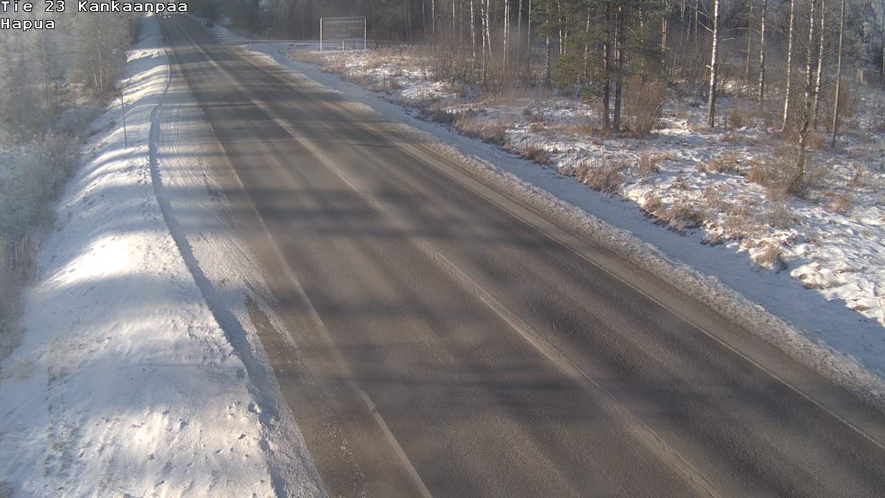 Weather Camera Image Väg 23 Kankaanpää, Hapua, Kankaanpää, Satakunta