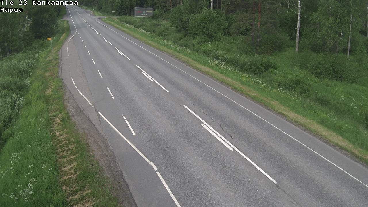 Weather Camera Image Väg 23 Kankaanpää, Hapua, Kankaanpää, Satakunta