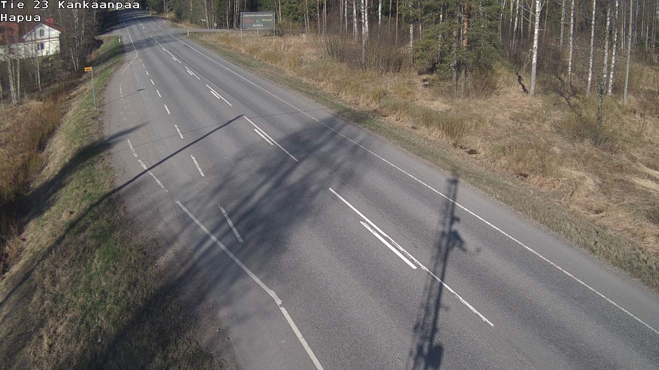 Weather Camera Image Road 23 Kankaanpää, Hapua, Kankaanpää, Satakunta