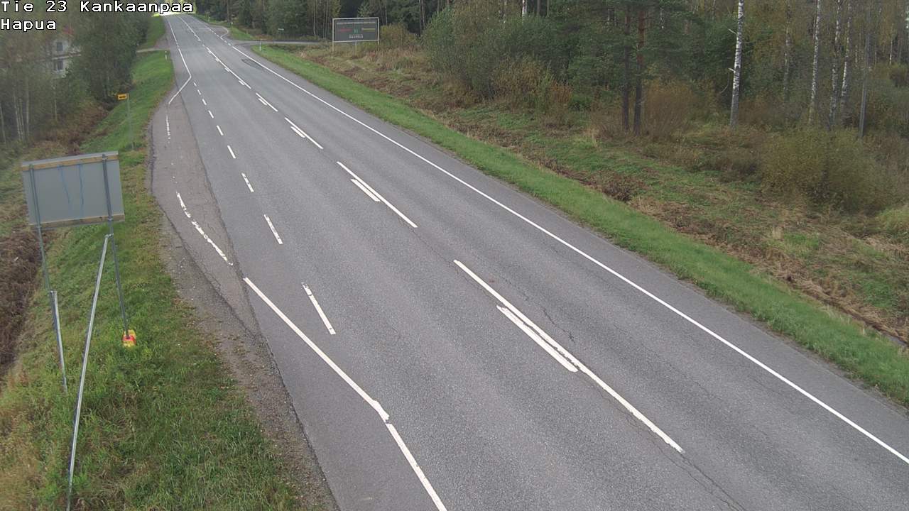 Weather Camera Image Road 23 Kankaanpää, Hapua, Kankaanpää, Satakunta