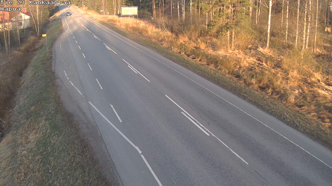 Weather Camera Image Road 23 Kankaanpää, Hapua, Kankaanpää, Satakunta