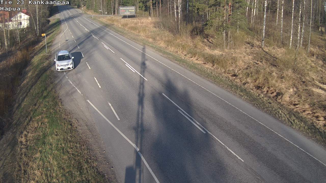 Weather Camera Image Road 23 Kankaanpää, Hapua, Kankaanpää, Satakunta