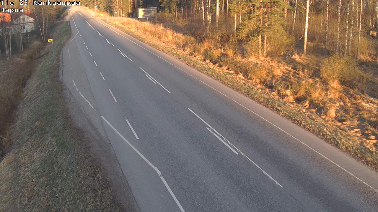 Weather Camera Image Road 23 Kankaanpää, Hapua, Kankaanpää, Satakunta