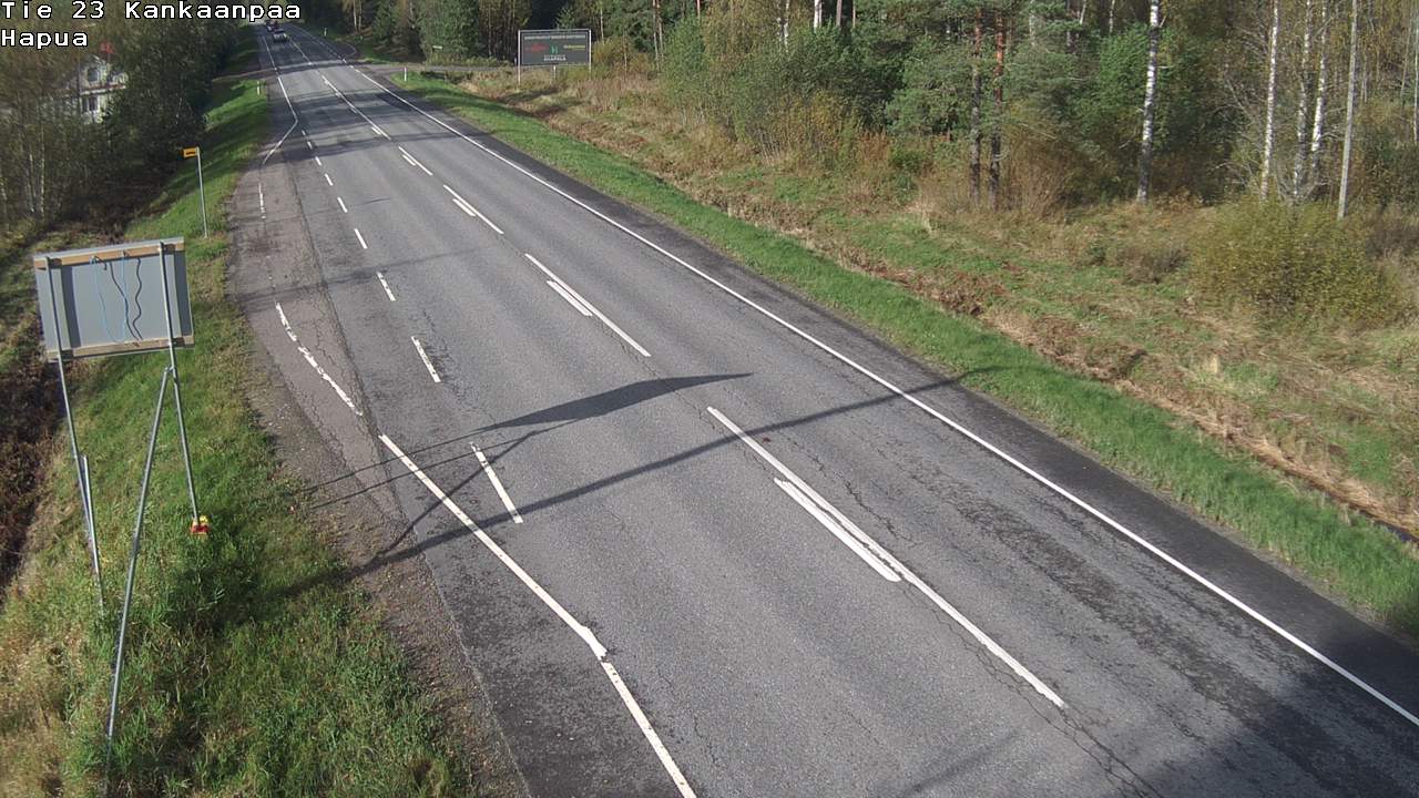 Weather Camera Image Road 23 Kankaanpää, Hapua, Kankaanpää, Satakunta