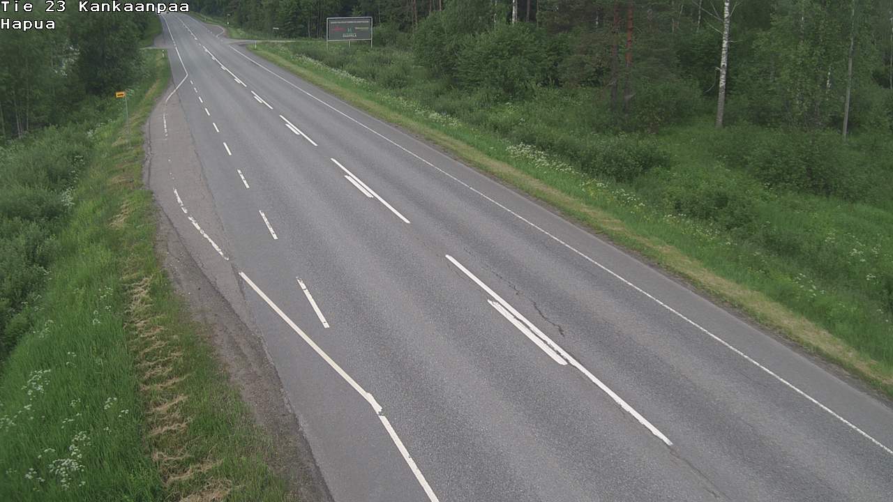 Weather Camera Image Väg 23 Kankaanpää, Hapua, Kankaanpää, Satakunta