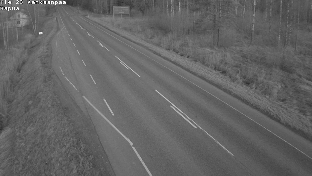 Weather Camera Image Road 23 Kankaanpää, Hapua, Kankaanpää, Satakunta