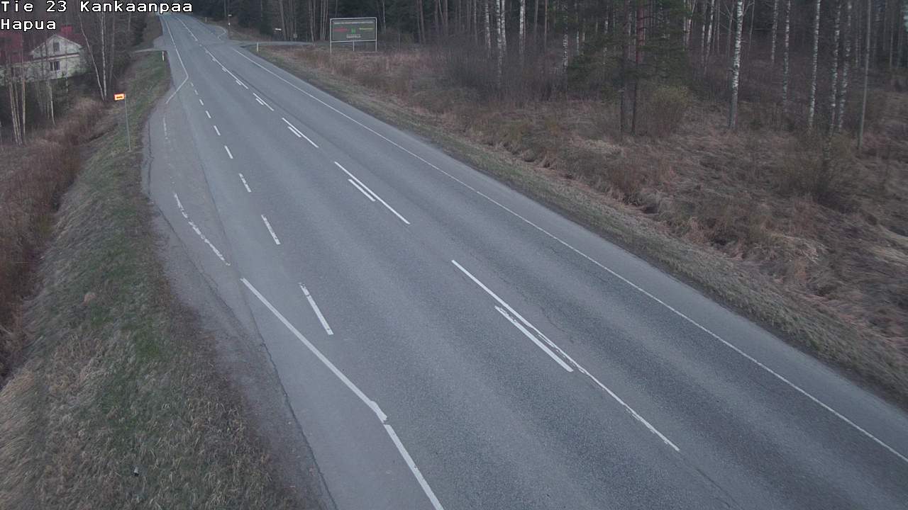 Weather Camera Image Road 23 Kankaanpää, Hapua, Kankaanpää, Satakunta