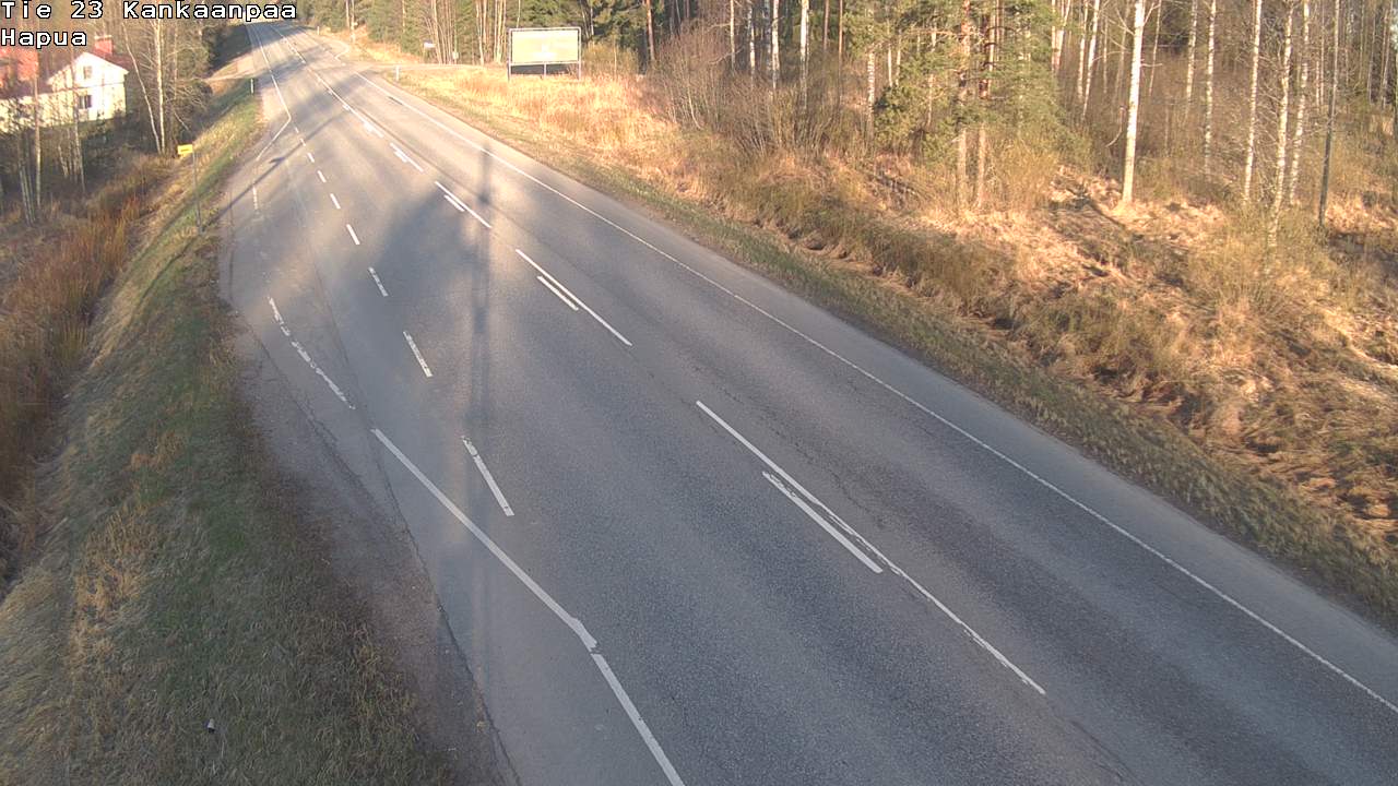 Weather Camera Image Road 23 Kankaanpää, Hapua, Kankaanpää, Satakunta