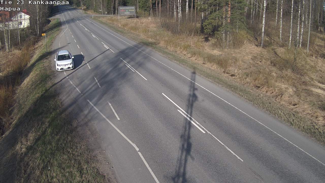Weather Camera Image Road 23 Kankaanpää, Hapua, Kankaanpää, Satakunta