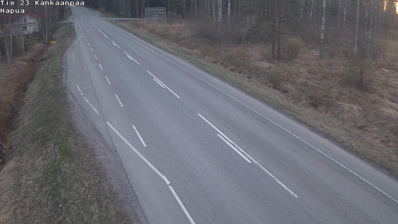Weather Camera Image Road 23 Kankaanpää, Hapua, Kankaanpää, Satakunta