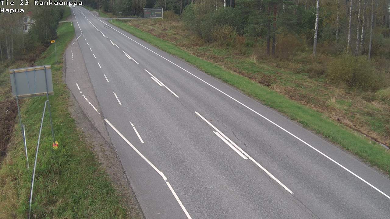 Weather Camera Image Väg 23 Kankaanpää, Hapua, Kankaanpää, Satakunta
