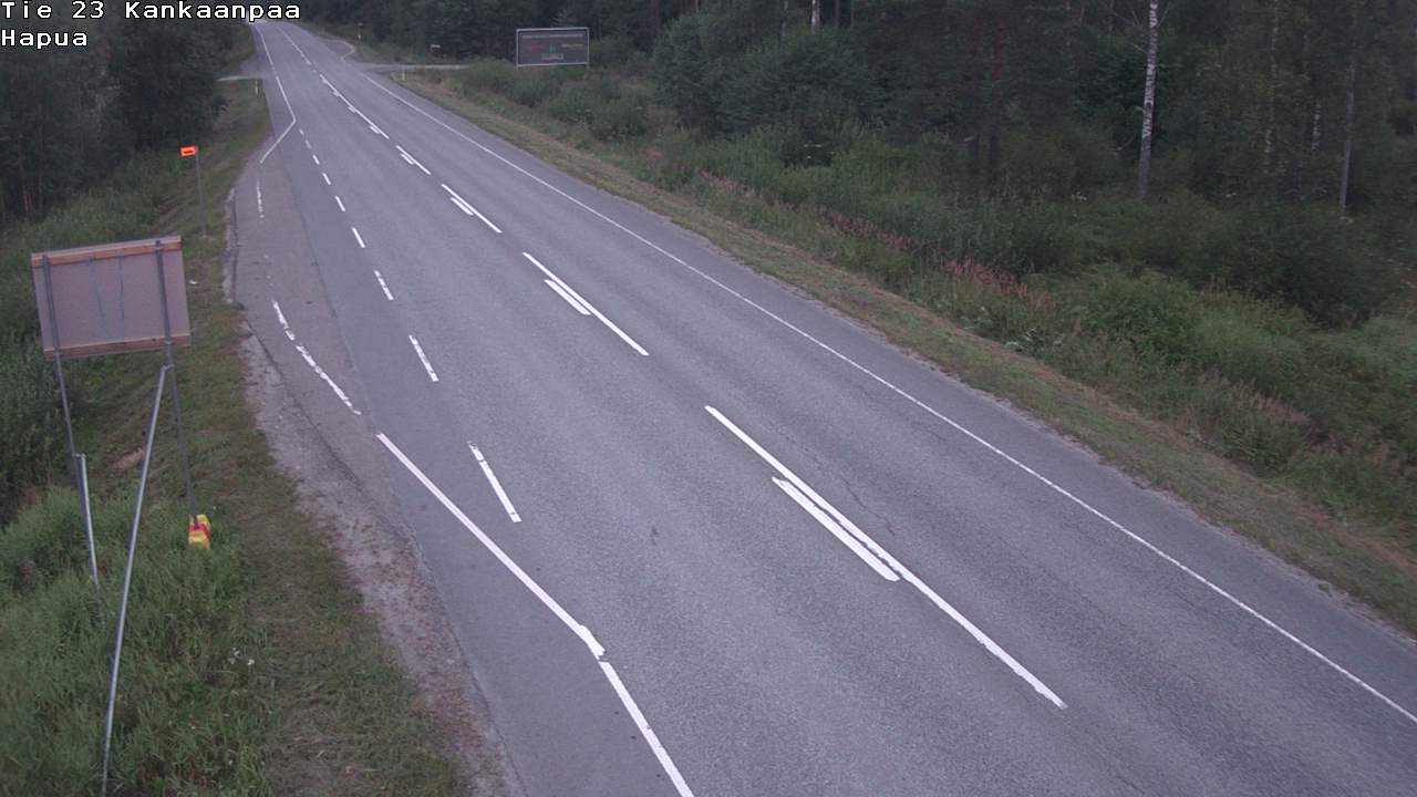 Weather Camera Image Väg 23 Kankaanpää, Hapua, Kankaanpää, Satakunta