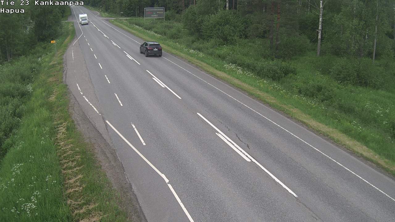Weather Camera Image Väg 23 Kankaanpää, Hapua, Kankaanpää, Satakunta