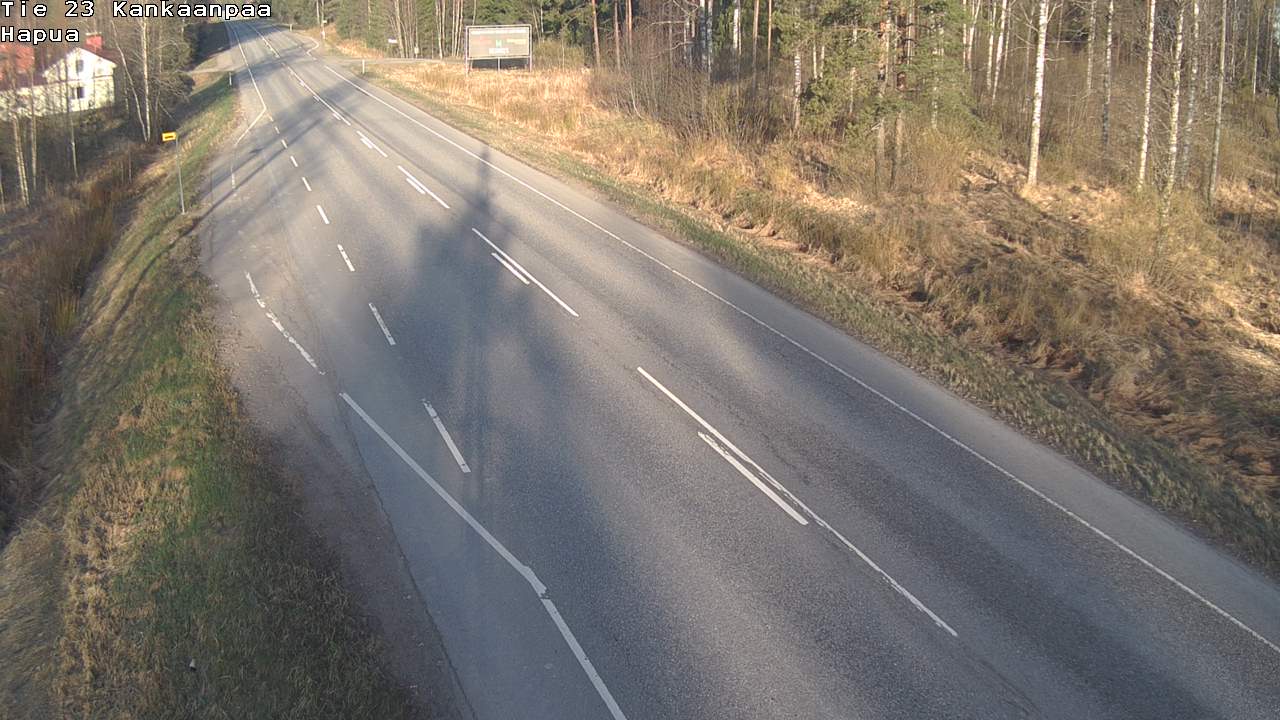 Weather Camera Image Road 23 Kankaanpää, Hapua, Kankaanpää, Satakunta