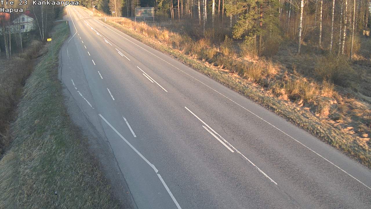 Weather Camera Image Road 23 Kankaanpää, Hapua, Kankaanpää, Satakunta