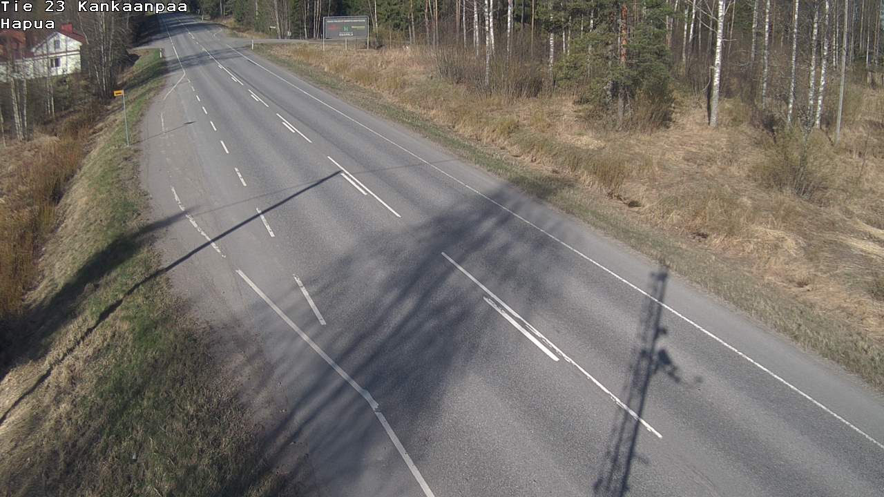 Weather Camera Image Road 23 Kankaanpää, Hapua, Kankaanpää, Satakunta