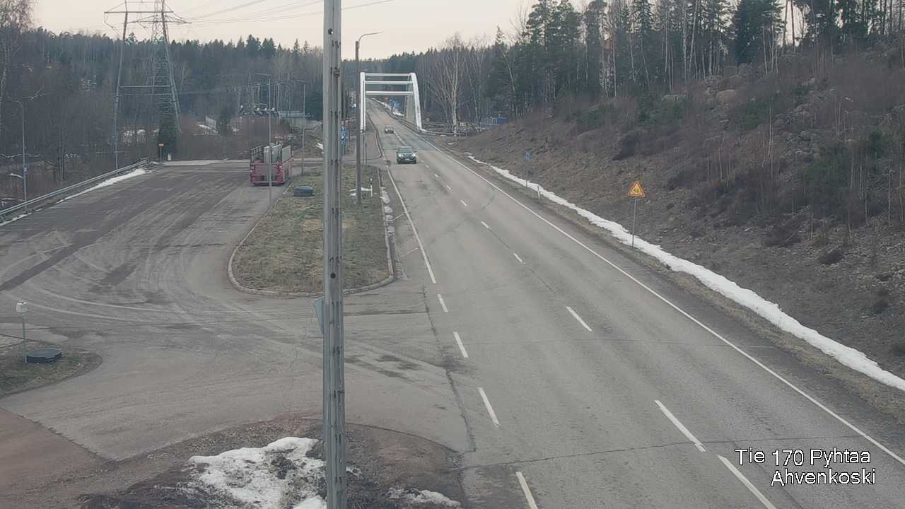 Weather Camera Image Väg 7 Abborrfors, Pyhtää, Kymenlaakso