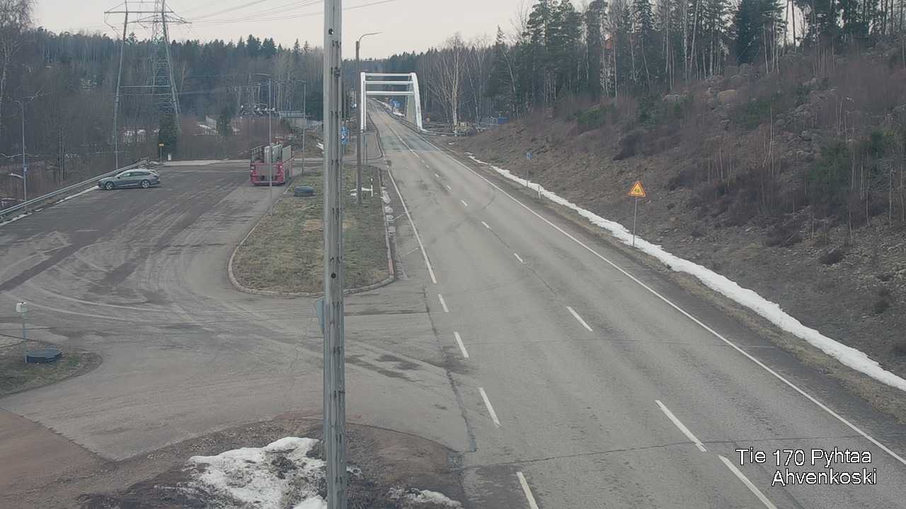 Weather Camera Image Väg 7 Abborrfors, Pyhtää, Kymenlaakso