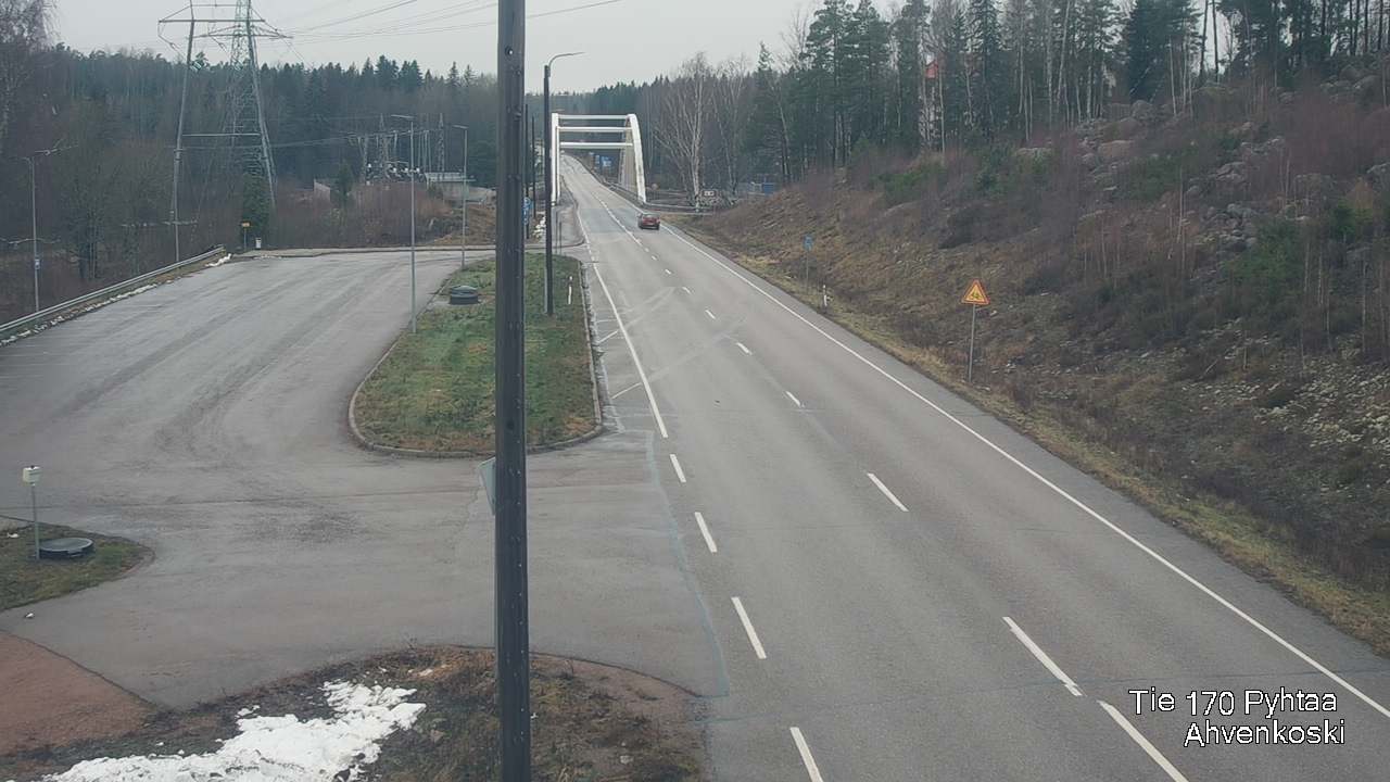 Weather Camera Image Väg 7 Abborrfors, Pyhtää, Kymenlaakso