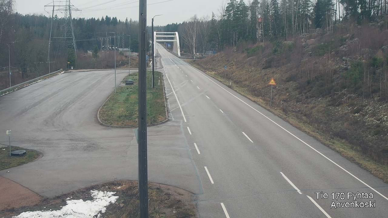 Weather Camera Image Väg 7 Abborrfors, Pyhtää, Kymenlaakso